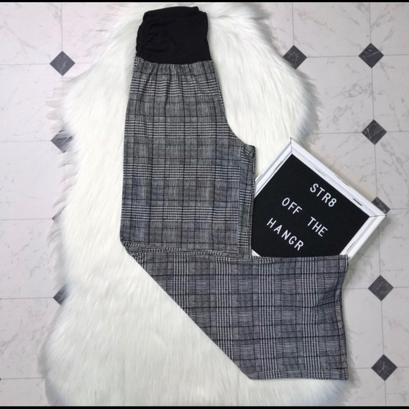 NWT Apt. 9 black houndstooth print pants size XS. Extra small women black white - Picture 5 of 5